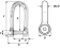 Wichard 1313 - Self-locking Allen Head Pin Long Shackle Stainless Steel 6 mm