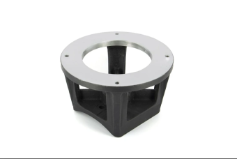 Vetus BP1076B - Intermediate Flange BOW220-310, Alu Black RAL9005