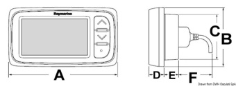 Osculati 29.591.03 - Raymarine i40 Bidata compact digital display