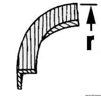 Osculati 71.030.00 - Concave Profile for 71.028.00