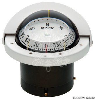 Osculati 25.084.32 - RITCHIE Navigator 2-dial Compass 4"1/2 White/White