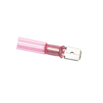  Heat-shrinkable Watertight Crimp Terminal Male Clip Red 0.5-1.5 mm²