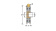 Antal 03411M - Plastic Single Sheave Serie 34x6, With Ball-Bearings