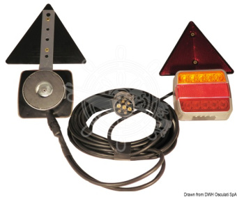 Osculati LED Boat Trailer Rear Light Kits with Magnetic Mounting