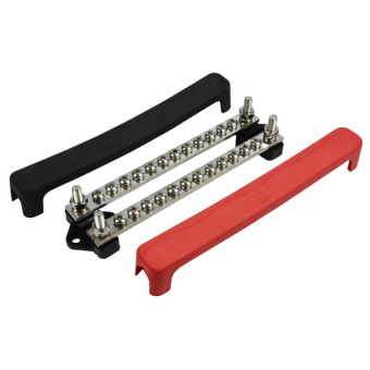 BEP BB-12W-2NC/DSP - Multi Purpose Bus Bar, 12 Way/100A x 2 (With Covers)