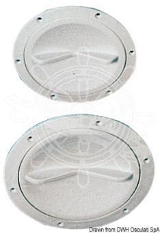 Osculati 20.203.00 - Inspection Hatch White Easy Opening 152 mm