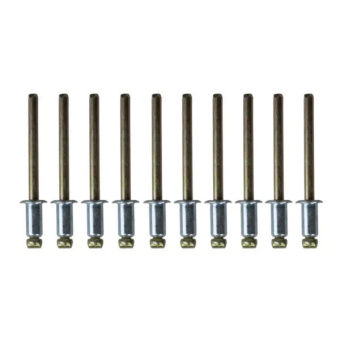 Optiparts EX2688-10 - Pop Rivet Monel Open 6.4×12.5 mm (10 pcs)