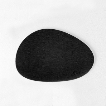 Silwy U000-030A-2 - Black Metal Nano Gel Square Coasters For Magnetic Glasses, Set Of 2