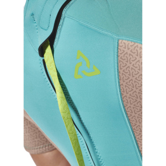 Plastimo P203224 - Essential 3/2mm Neoprene Wetsuit - Women's Shorty Grey/Azure Size 12