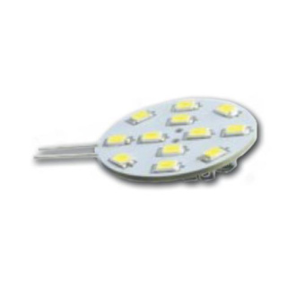 Hollex LED G4 10–30V 2W Warm White 12 LEDs Side Pin