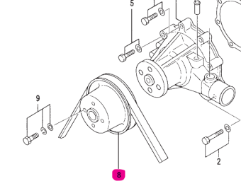 Northern Lights 32A4502100 - Pulley  