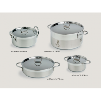 Marine Business Stackable Kitchen Battery Set 7 Pieces