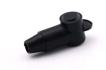 Ripca Battery Clamp Cover 10-35mm² Black Cable Eyelet Ø14mm