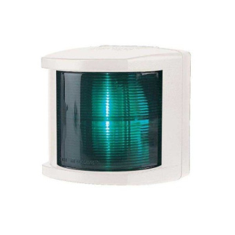 Hella Navigation Lights 2984 Series - White Housing, Starboard, 2NM