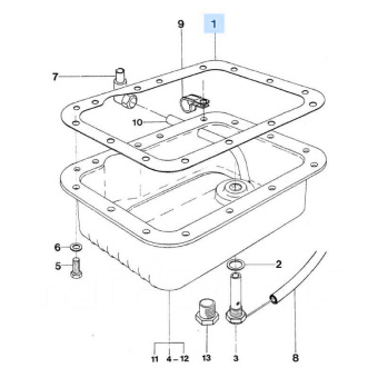 Vetus STM3352 - Gasket Oil Sump M3.10 M3.10