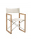 ARC Marine Director's Chair The Square Teak Linen