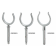 Chromed Brass Rowlock For Oar 36/40 mm