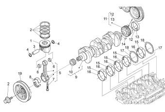 Nanni Diesel 970314831 - BOLT,CONNECTING ROD for N4.85 N4.100