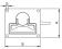 Hollex Hatch Handle Lockable 66x80mm
