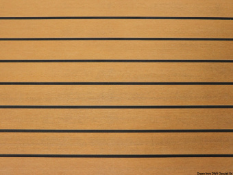 Osculati 65.909.01 - EVA Teak 2400x1200x6 mm Wood Colour