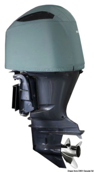 Oceansouth Mercury 3 Cylinder 4T 500cc Ventilated Motor Cover 25/30 HP 2022> - Osculati 46.540.23