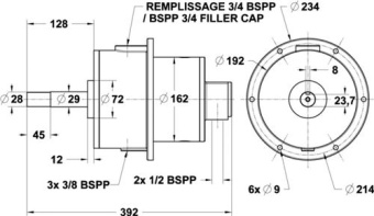 Lecomble & Schmitt Steering Pump 105CT LS433 105cc/Revolution