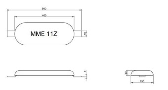 MME Welding Anode Zinc MME11Z