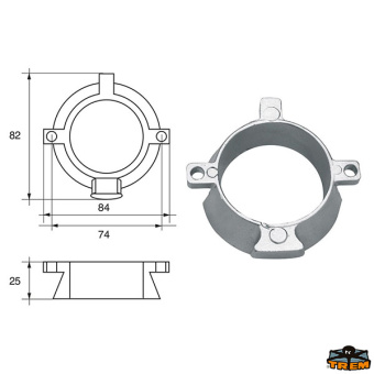 Trem L8243119 - Anodes For Engines Mercury-Mercruiser