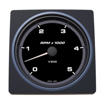 VDO A2C59501914 - Veratron AcquaLink Tachometer 5.000 RPM Black 110mm