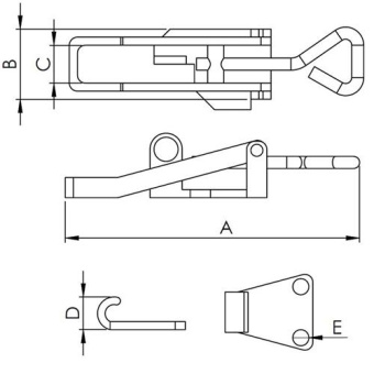 Hollex Toggle Latch 78mm