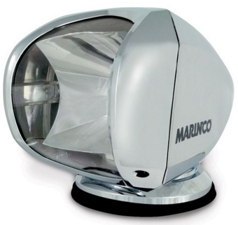 Marinco SPL-12C - Wireless Remote Chrome Spotlight 12/24V 100W