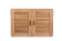 ARC Marine Cabinet With Two Louvre Doors Depth 12 cm