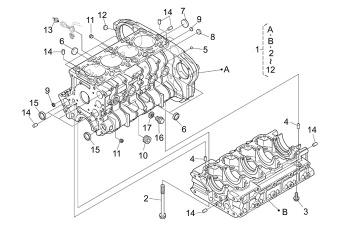 Nanni Diesel 970314892 - BOLT,FLANGE for N4.85 N4.100