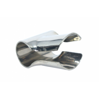 FNI Stainless Steel 60° Open T-Joint for Ø22 mm Pulpit Tube