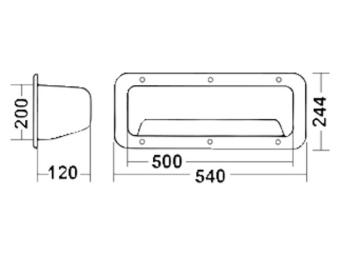Trem Nylon Built-In Holder For Side Mounting