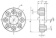 Allpa Rubber Couplings Up To 140nm, Pitch Ø82,5mm, Width 36mm
