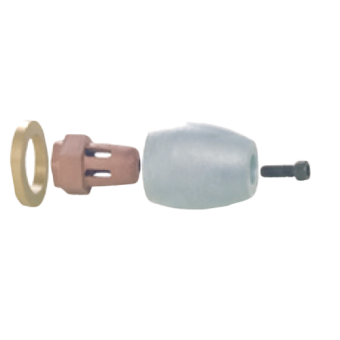 Allpa Propeller Nut Anode 3/4" NC10 Magnesium, Complete