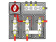 Talamex Heavy Duty Dual Busbar 12xM4 With 4xM6 Stud Max 100A