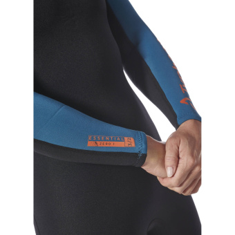 Plastimo P203222 - Essential 3/2mm Wetsuit - Women's Black/Ocean Size S 12