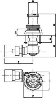 Vetus P100458 Vertical Windlass 10 VW 8mm-5/16" Capstan 24V