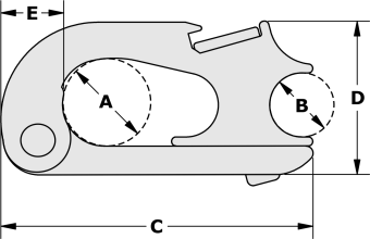 Tylaska TY1308 J8 Snap Shackle
