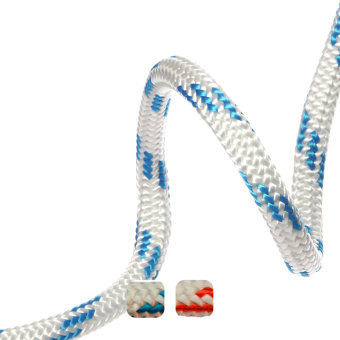 More Marine 064008BL Braided Line 8mm White/Blue 100m Spool