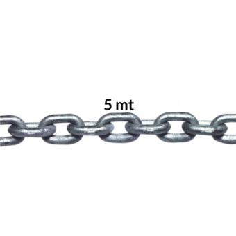 Galvanized Chain 5 m 6 mm