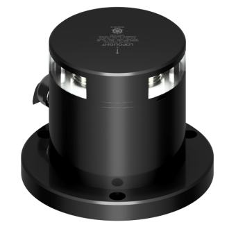 Lopolight 201-011KL-PRO-I - Navigation Light 3NM 225° White, Masthead, Black Anodized Ice-Class