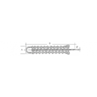 Stainless Steel Mooring Spring Ø 9 mm