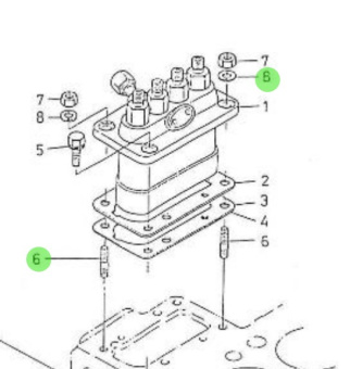 Nanni Diesel 970302081 - Fuel Line for Injection Nozzles and Pipes