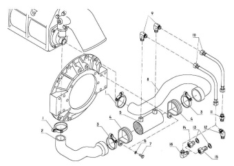 Nanni Diesel 48328077 - HOSE for 4.330TDI