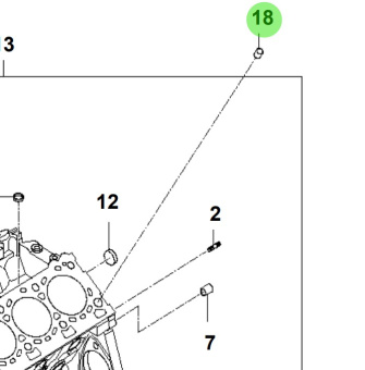 Bukh 21116-3A000 - Knock Bushing for S270J Engines