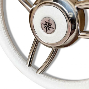 Savoretti White T26 Steering Wheel 350 mm