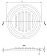 Hollex Ventilation Grill 100mm